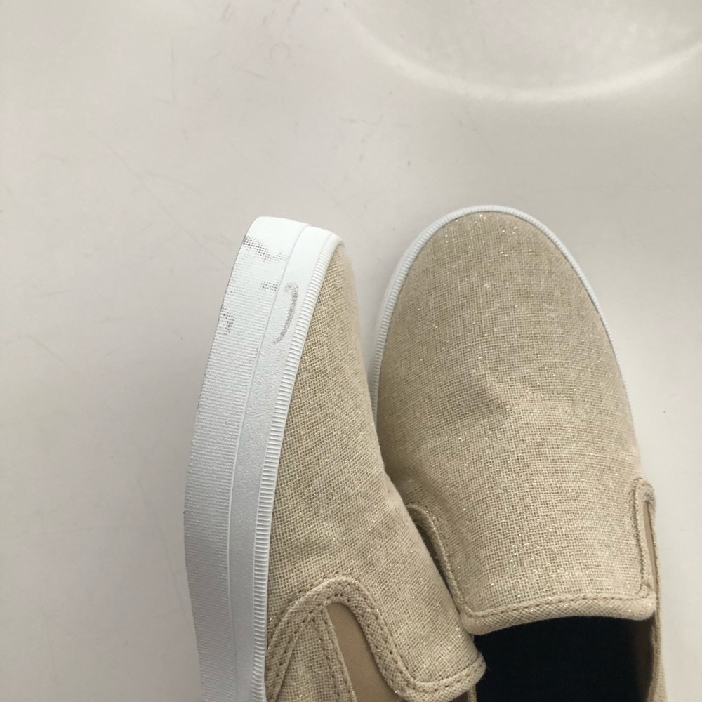 NWOT Sperry gold metallic slip on sneakers - Picture 6 of 6